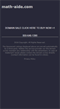 Mobile Screenshot of math-aide.com